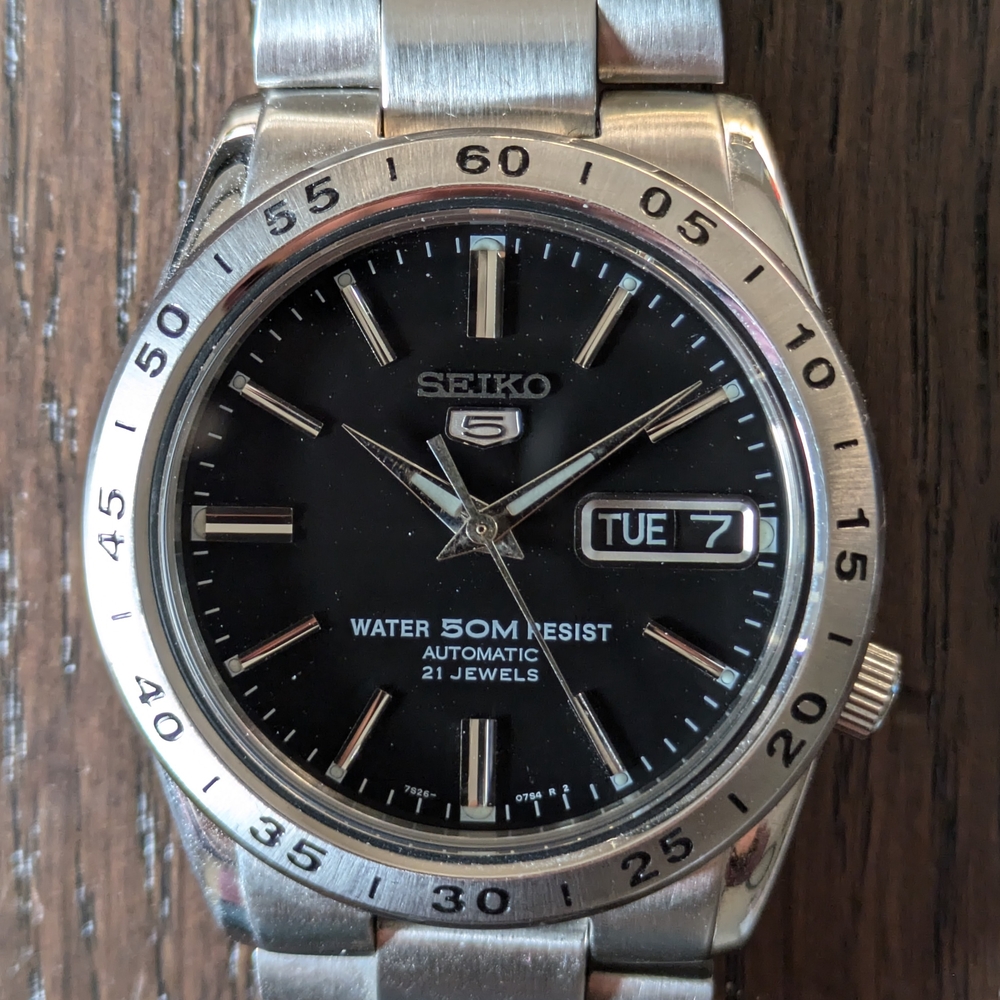 Seiko 5 SNKE01 with Sapphire Crystal and Upgraded Bracelet